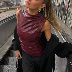 Sexy Sleeveless Bodycon High Street Cami Top