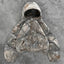 Camo Zip Up Oversized Hoodie