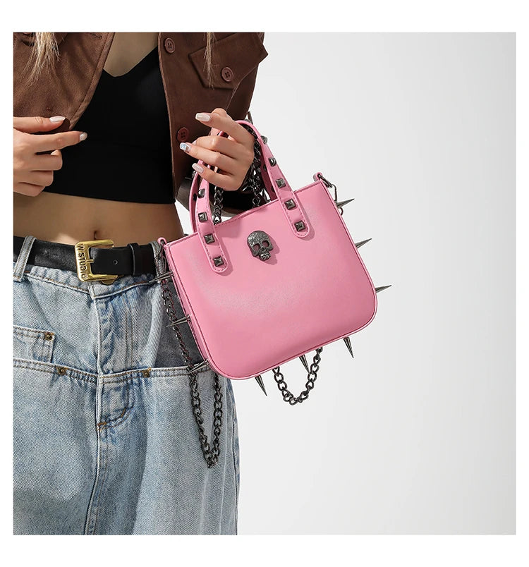 Sharp Rivets Gothic Goth Dark Metal Punk Cute Harajuku Bag