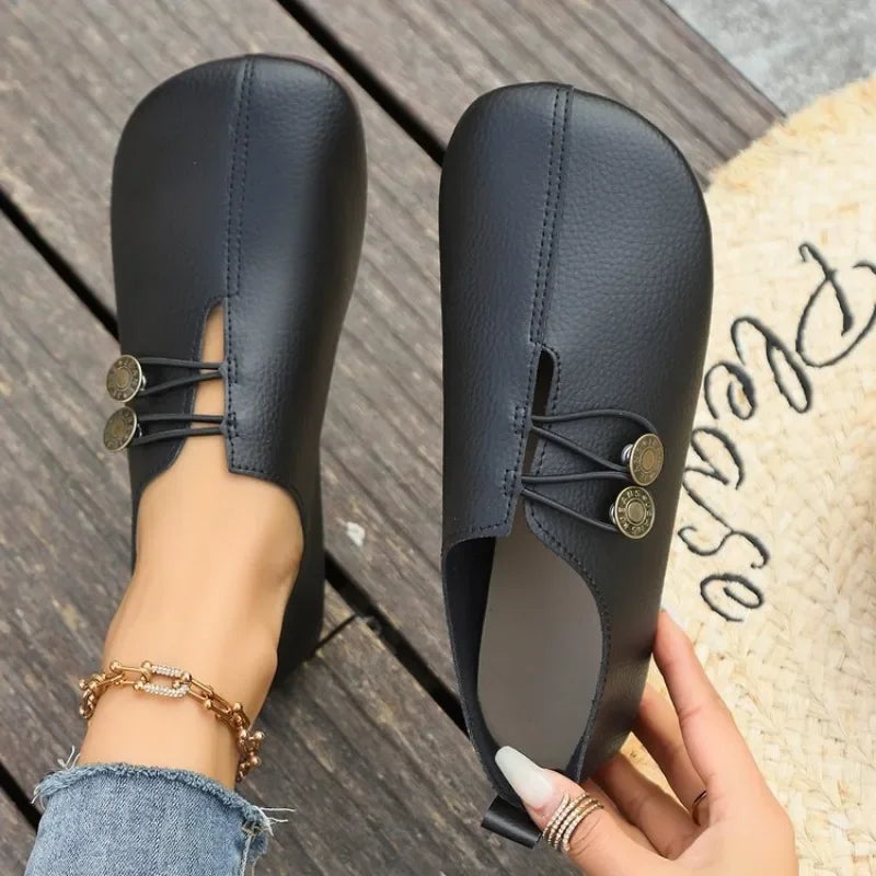 Soft Comfortable Non-Slip Walking Light Fashion Leather Spring Flats Loafers Main image