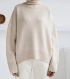 Thickened Knitwear Loose Turtleneck Warm Solid Pullover Sweater