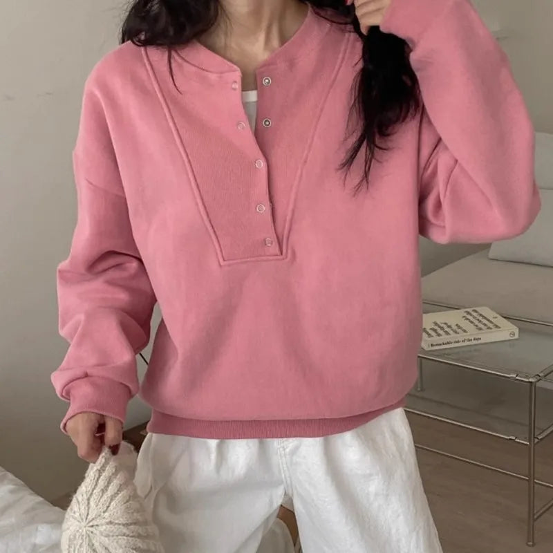 Patchwork Loose American Retro Versatile Comfortable Pullover Autumn Hoodie Main image