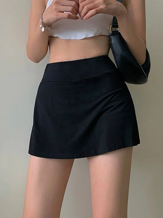 DressBetty - Tennis High Waist Sexy Culottes A-line Mini Skirt