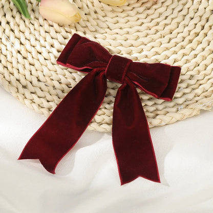 French Red Black Fashion New Year Festival Christmas Hair Accessory