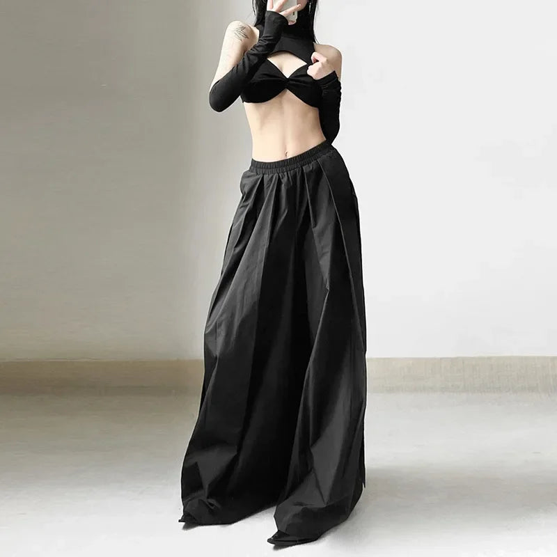 Vintage Gothic Emo Alt Women Techwear Baggy Pants Main image