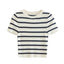 Vintage Stripped Cropped Slim Knitted Short Sweet Chic Sweater