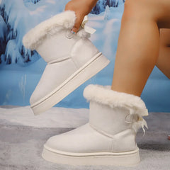 Platform Warm Plush Thicken Non-slip 2024 Winter Snow Boot