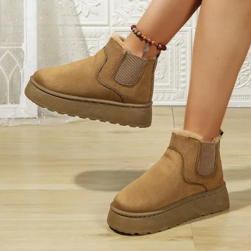 Winter Short Plush Casual Warm New Suede Fashionable Snow Boot Secondary image