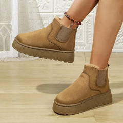 Winter Short Plush Casual Warm New Suede Fashionable Snow Boot