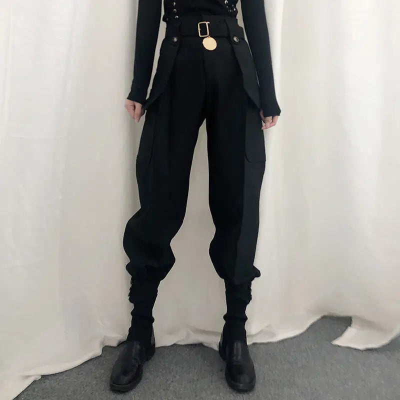 High Waist Vintage Harajuku Cargo Halloween Pants Main image