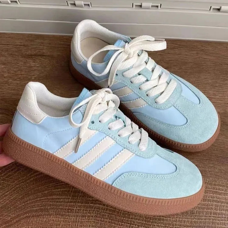 Women Casual Outdoor Sneakers 2024 Spring Autumn Round Toe Lace Up Sports Shoes Vulcanized Shoes Zapatos De Mujer Secondary image