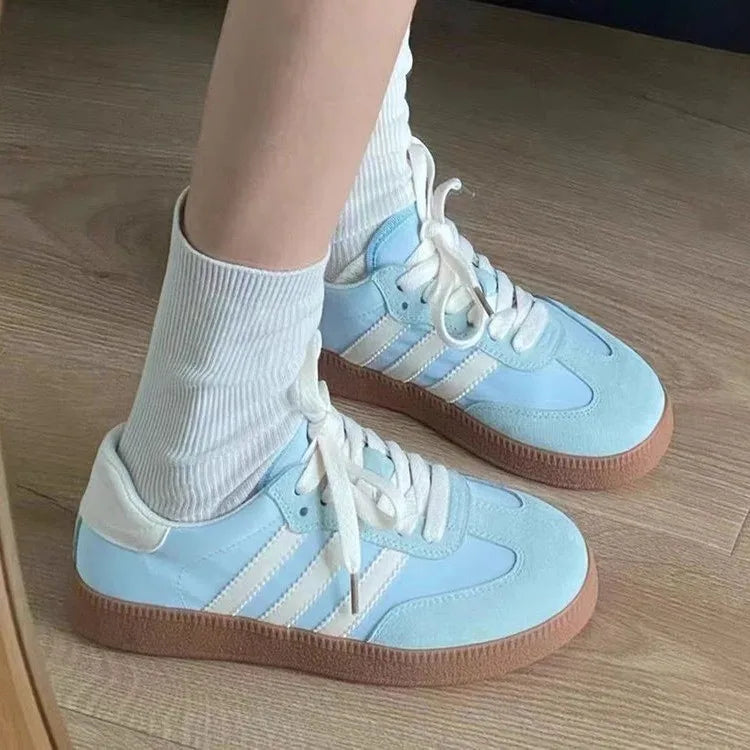 Women Casual Outdoor Sneakers 2024 Spring Autumn Round Toe Lace Up Sports Shoes Vulcanized Shoes Zapatos De Mujer Main image