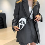 Women Gothic PU Leather Coffin Shape Punk Style Long Wallet Portable Bag