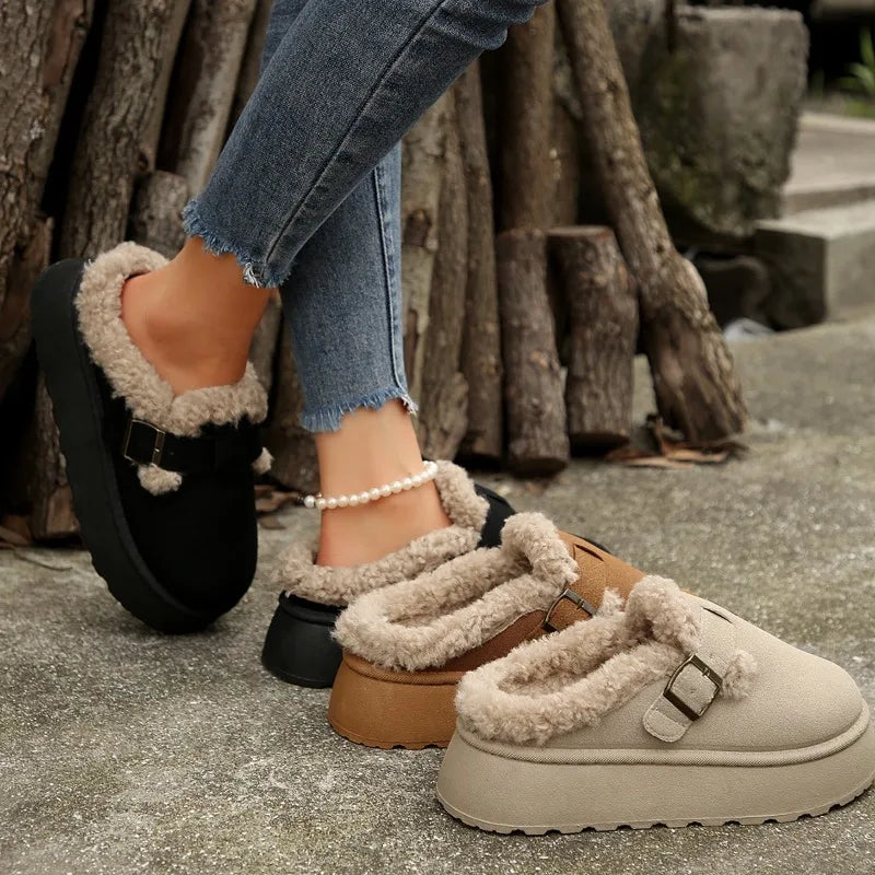 Luxury Warm Plush Fashion Retro Platform Cotton Snow Boot Secondary image