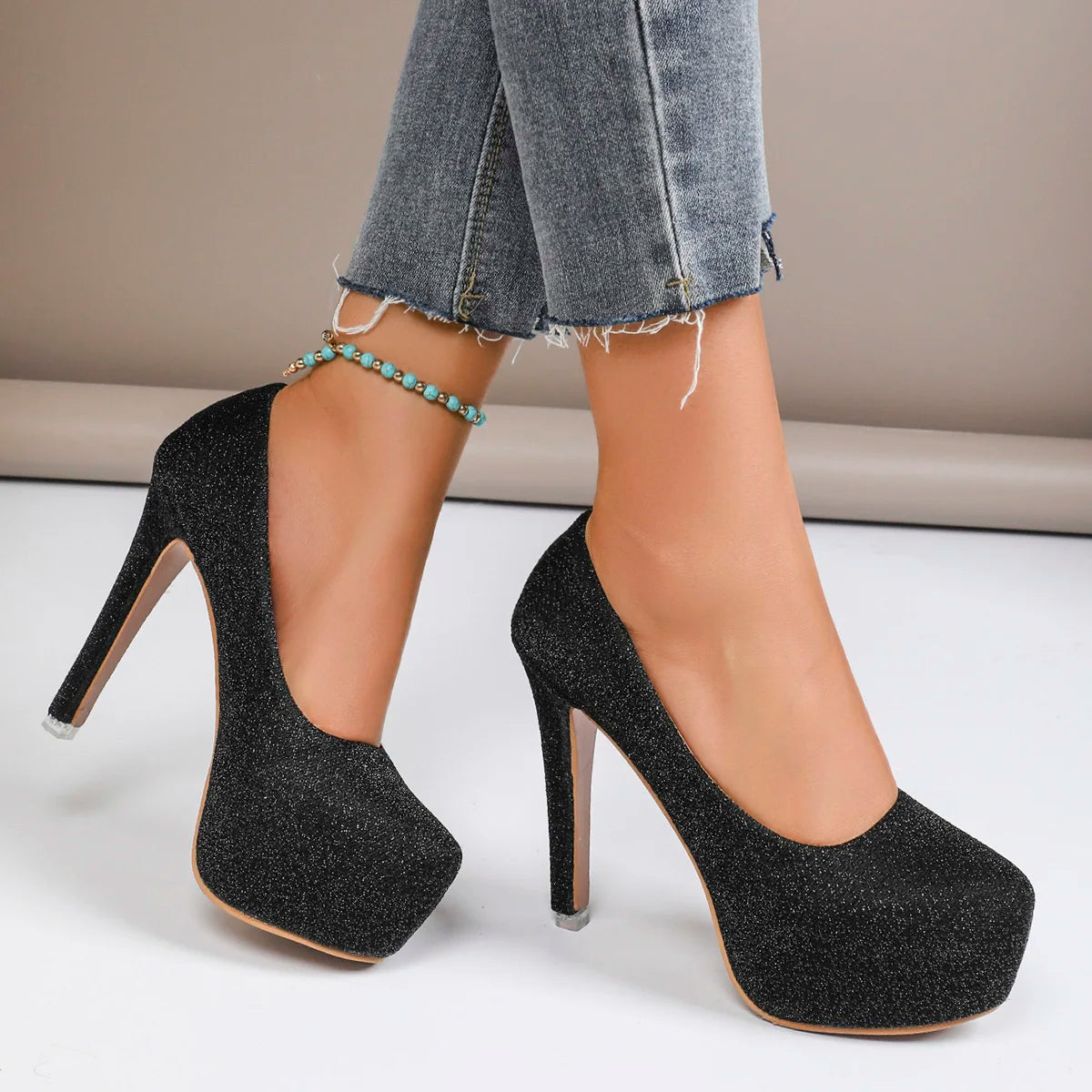 Casual Plus Size Platform Luxury Wedding Party High Heel Main image