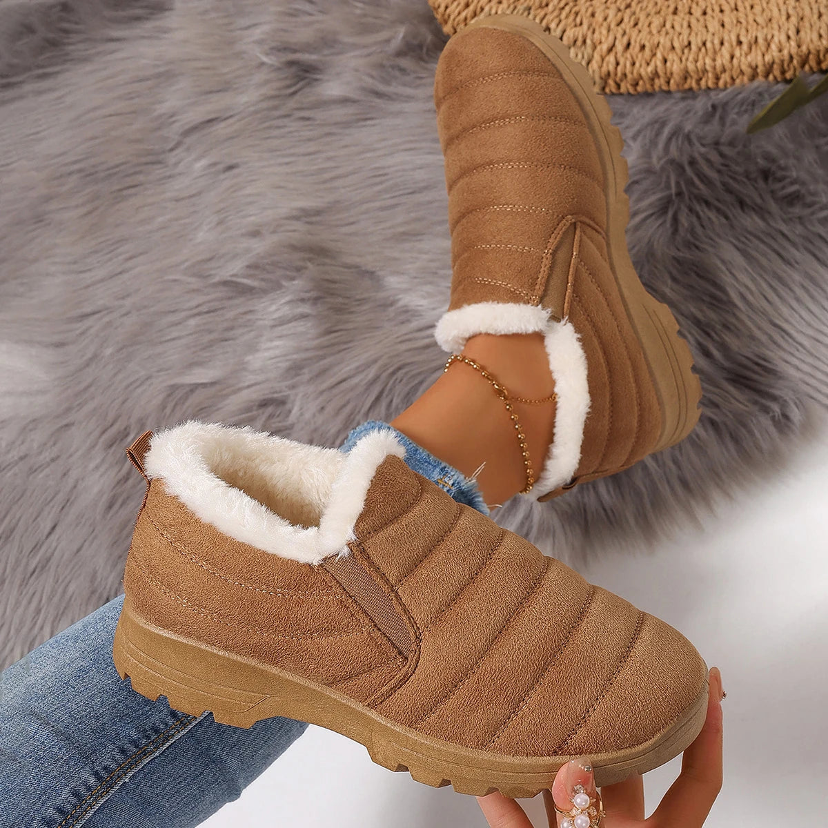 Waterproof Comfortable Lightweight Outdoor Hiking Work Snow Boot Secondary image
