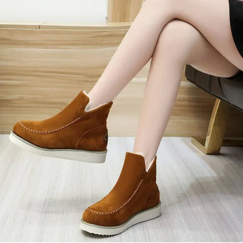 Women Snow Boots Winter Fashion Casual Warm Shoes for Women Slip on Lady Comfort Female Ankle Boot Footwear Botas De Mujer Secondary image