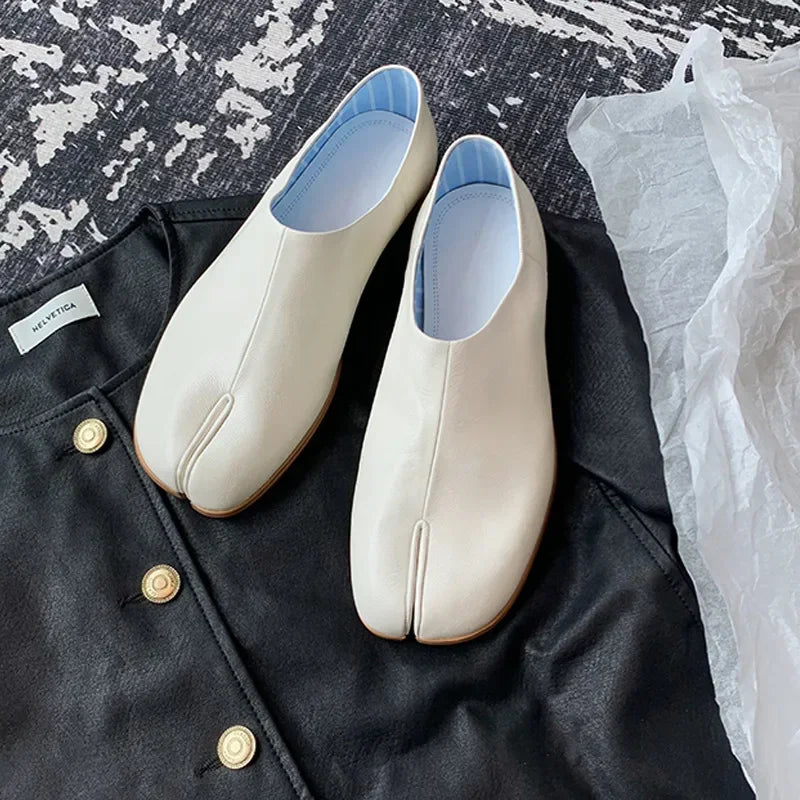 Tabi Soft-Soled Casual Leather Spring Summer Fashion Comfort Pumps Loafers Secondary image