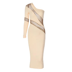 Summer Patchwork Perspective Slimming Puss  Elegant Streetwear Midi Dresses