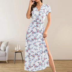 Summer Puss  Bohemian Floral Bodycon Elegant Streetwear Midi Dresses