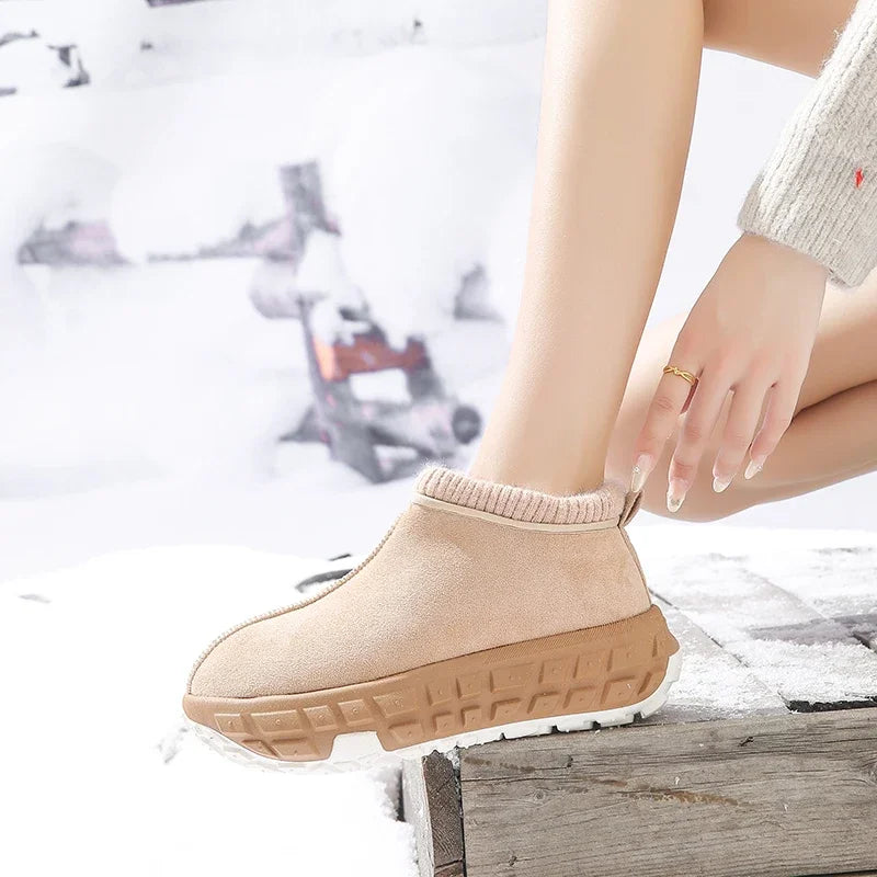 Knitted Cold-Proof Warm Non-Slip Thick-Soled Snow Boot Secondary image