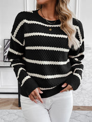 Loose Lazy Micro Transparent Casual Temperament Sweater