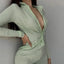 Pleated Long Sleeve Midi Dress