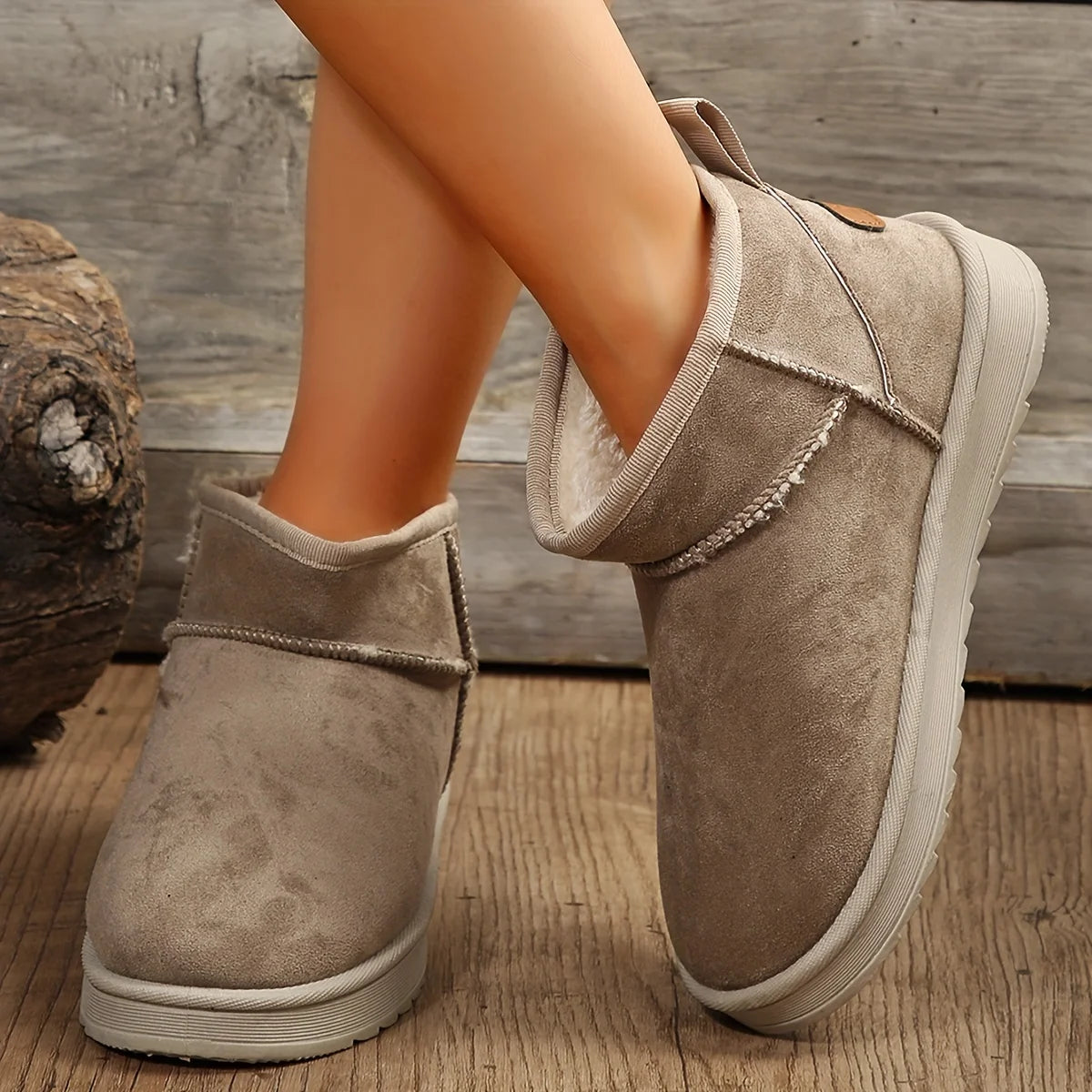Non-slip Wear-resistant Thickened Comfortable Medium Tube Snow Boot Secondary image
