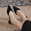 Pointed Summer  Fashionable Elegant Slingback Wedding Party Low Heel Pumps