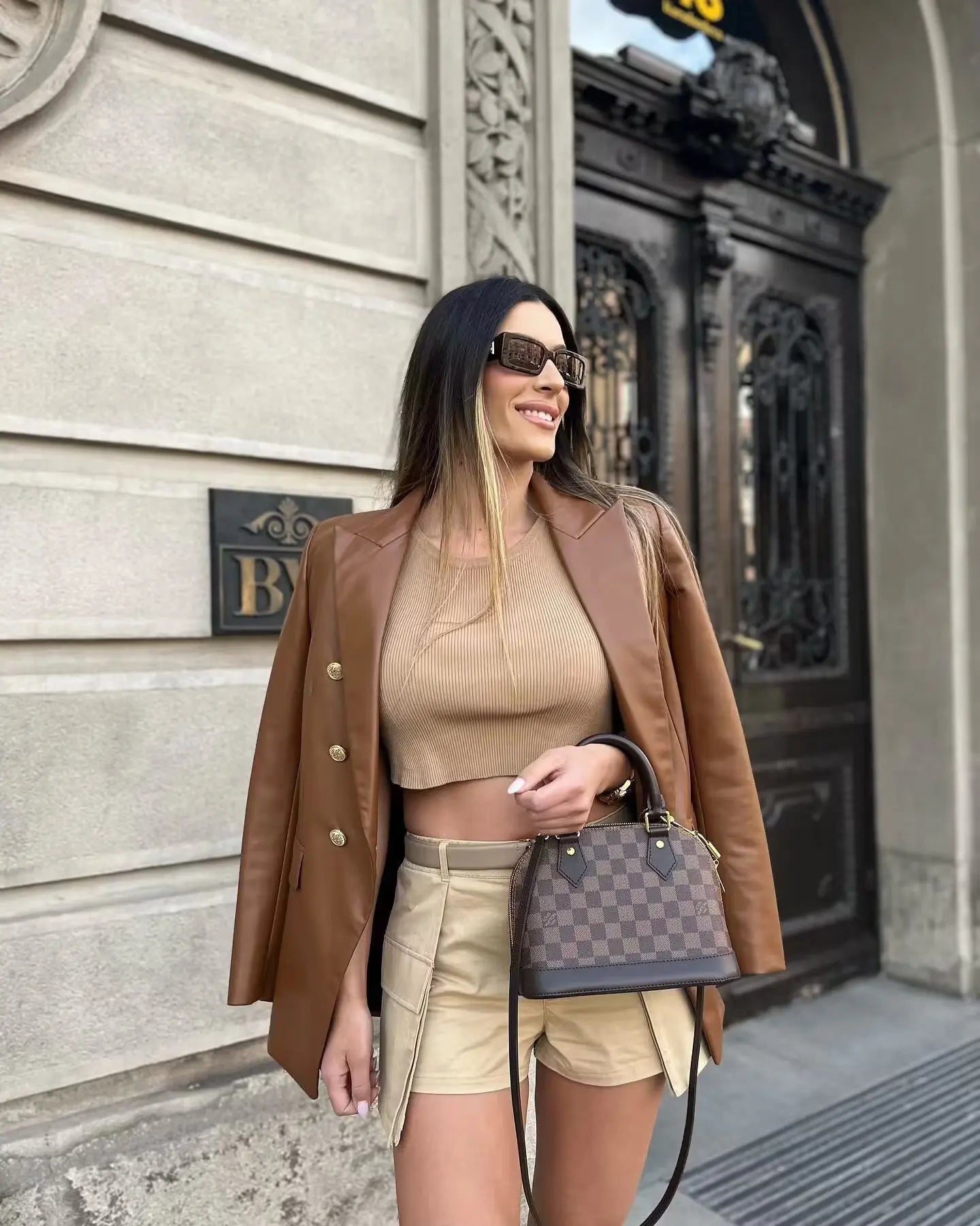 Y2K Elegant Stylish Double-breasted Autumn Fashionable Long Sleeve New Blazer Main image