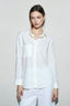 Linen Blend Long Sleeve Blouse