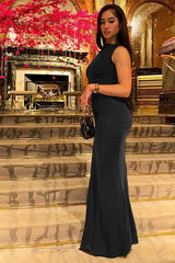 Slim-Fit Ruched Party Dress