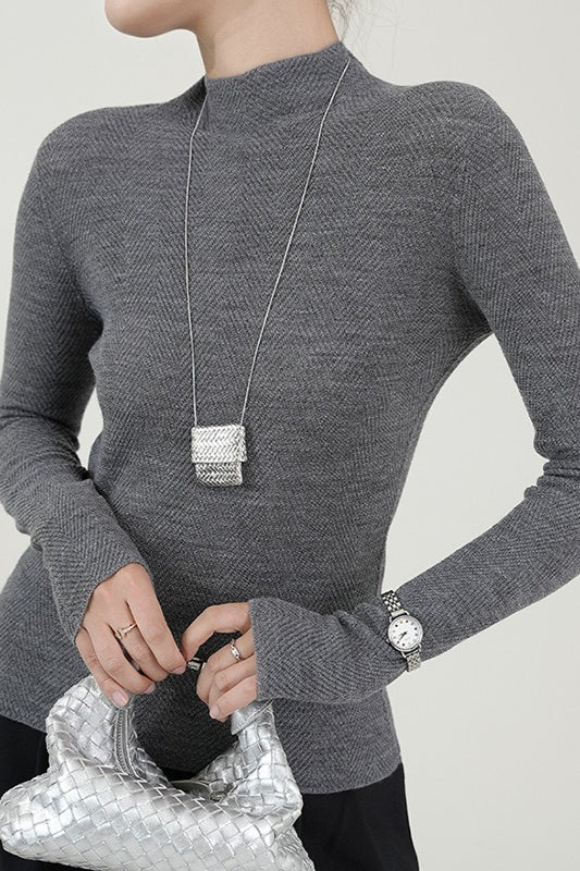Seamless Fine Gauge Knit Top Main image