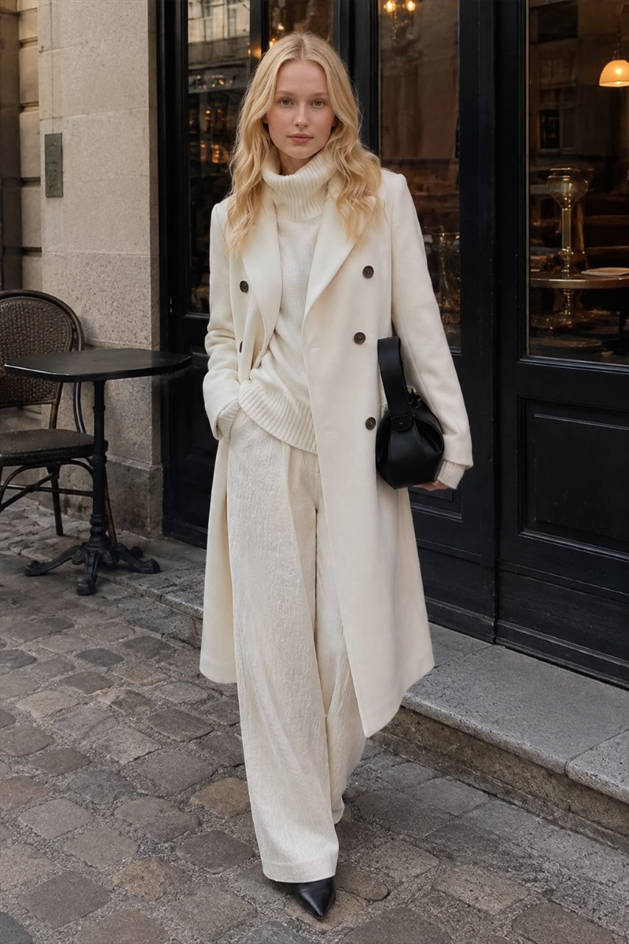 Double Breasted Slim Coat Secondary image