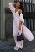 Oversized Faux Fur Duster Cardigan