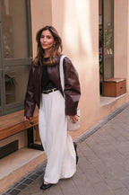 Chic Zipper Long Sleeve Jacket