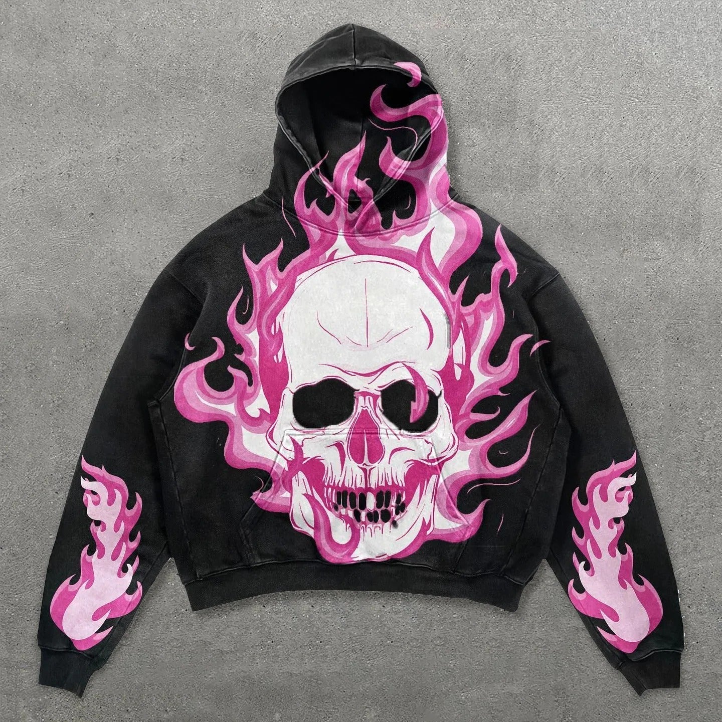 3D Graphic Oversized Hoodie Secondary image