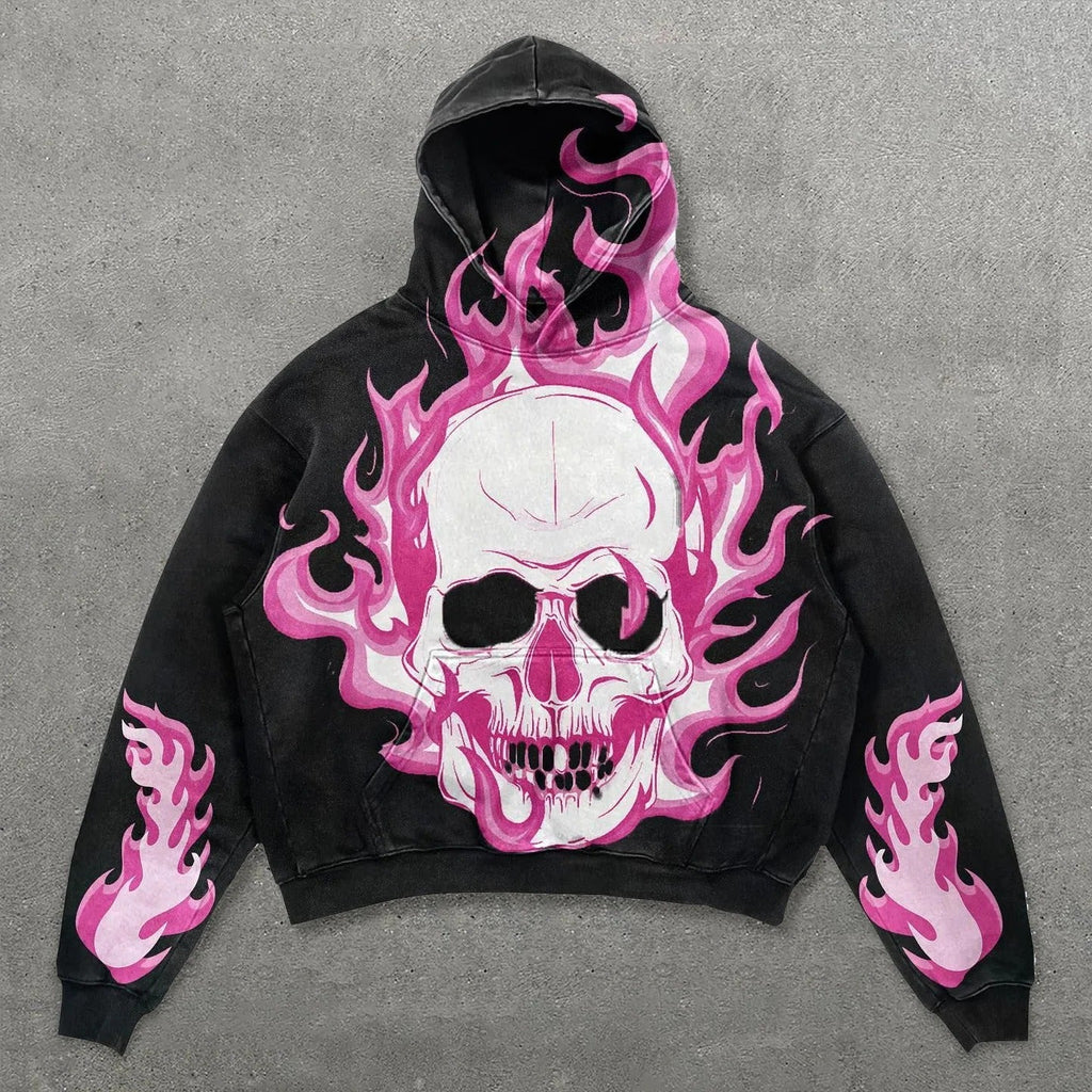 3D Graphic Oversized Hoodie