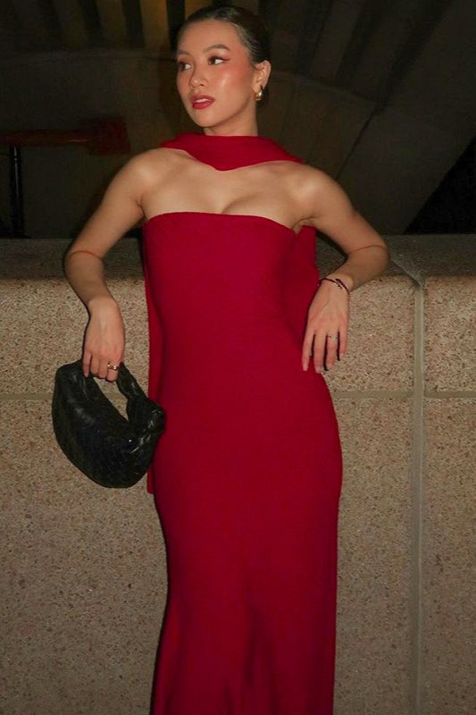 Strapless Mermaid Party Dress Main image