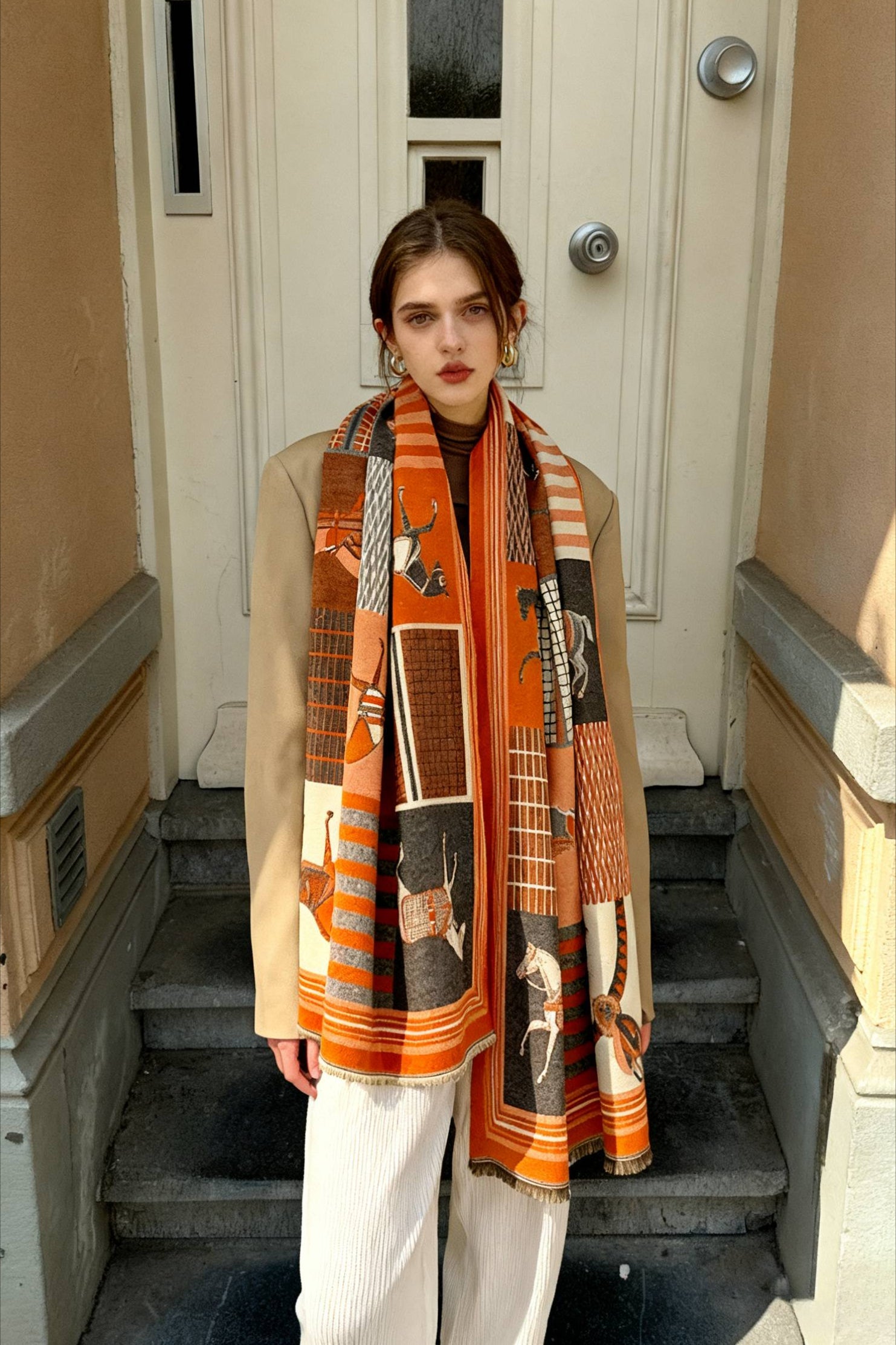 ELVIRA OVERSIZED SCARF Main image