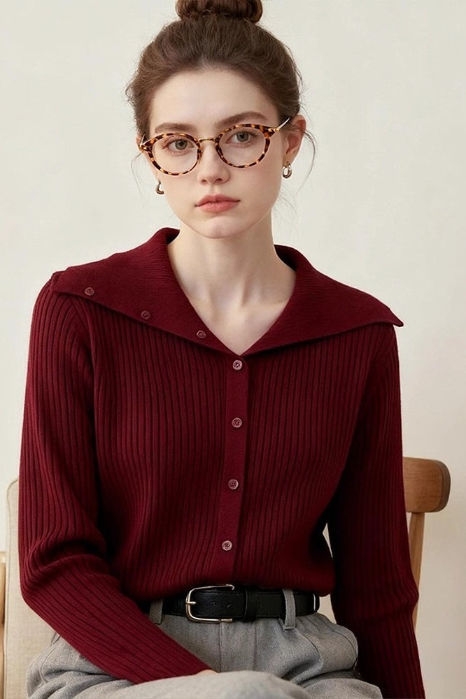 Slim Fit Shawl Collar Cardigan Secondary image