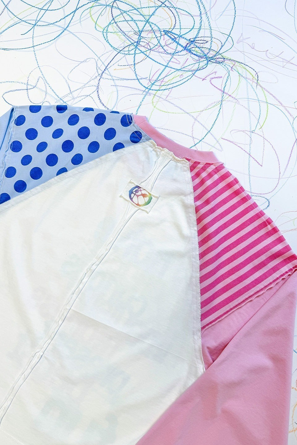 Color Block Letter Print Raglan Long Sleeve T-Shirt