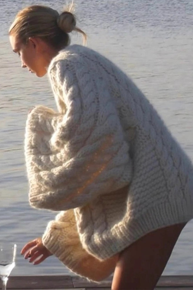 Vintage Loose Fit Knit Sweater Main image