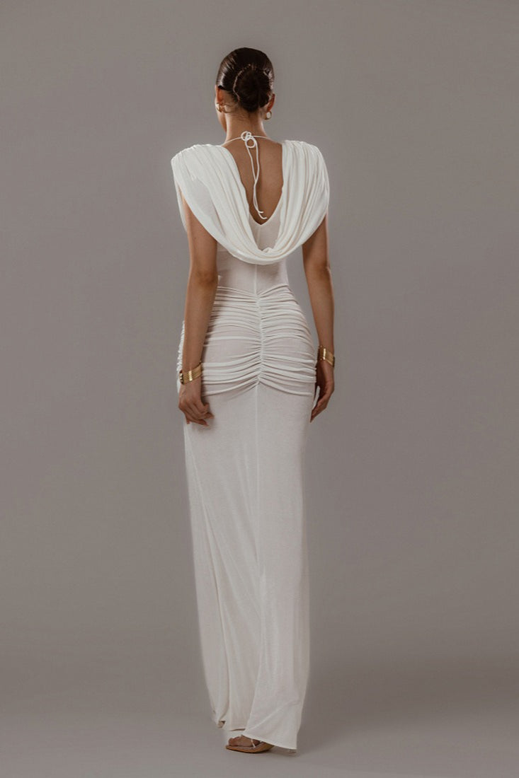 Elegant Solid Fitted Reception Dress Secondary image
