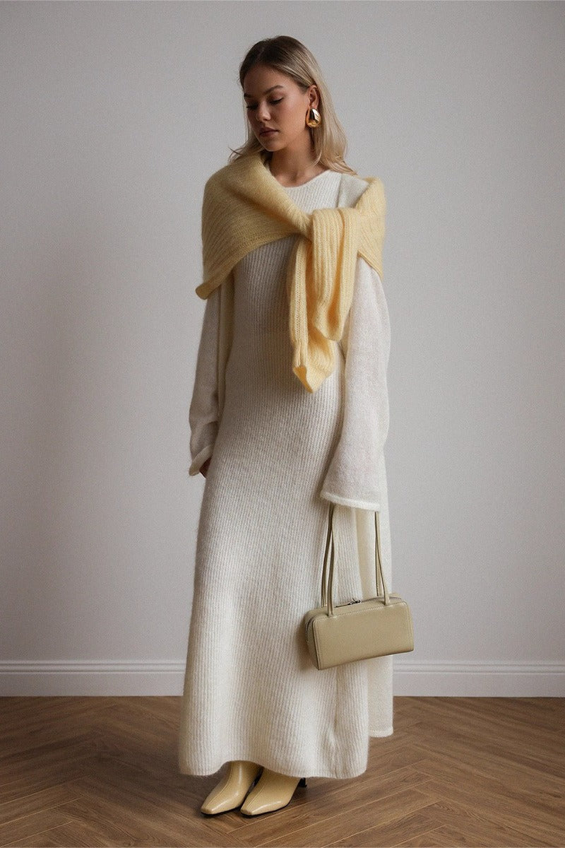 Cardigan Sleeveless Dress Knit Set Secondary image