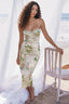 Lace Trim Bardot Slip Party Dress