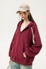 Patchwork Oversized Y2K Hoodie