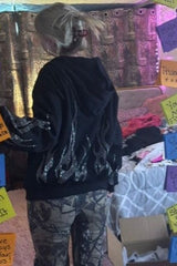 Street Style Flame Zipper Hoodie
