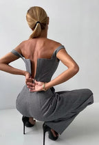 Corset Vest Blazer Trouser Three Piece Set