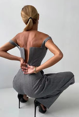 Corset Vest Blazer Trouser Three Piece Set